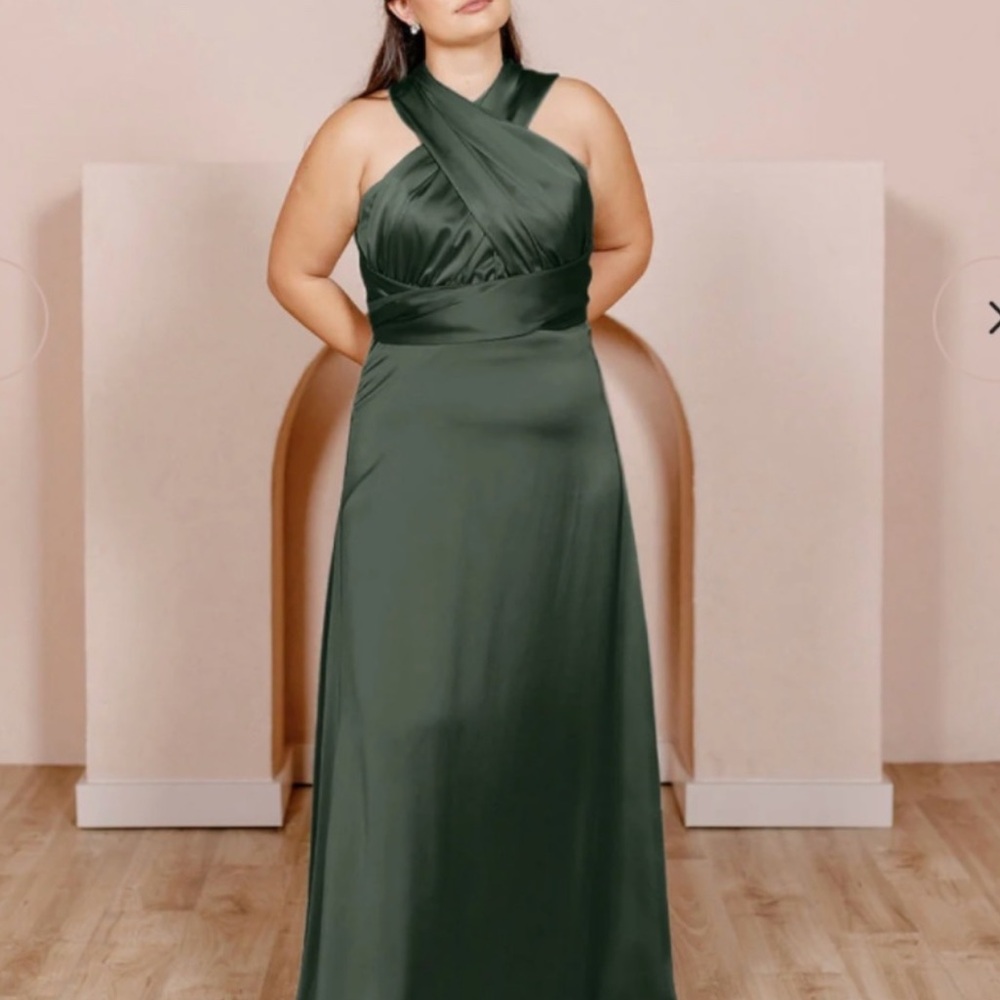 Revelry Dark Green Maxi Dress